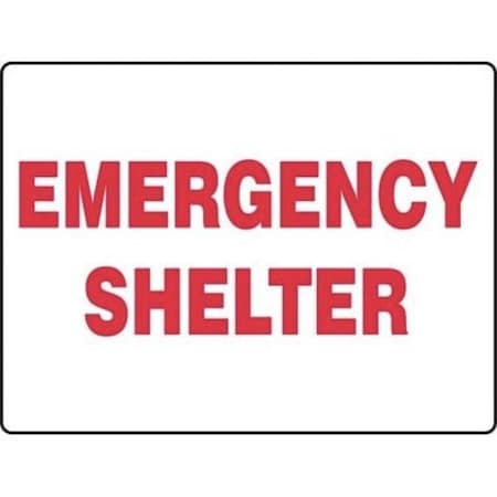Accuform EMERGENCY SHELTER SIGNS FOR MFEX502XP MFEX502XP
